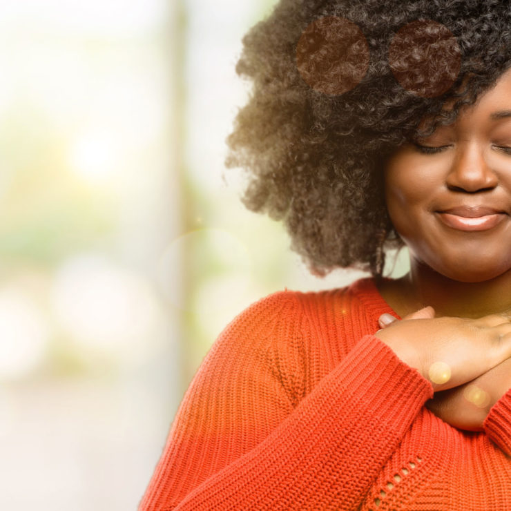 Woman Expressing Compassion