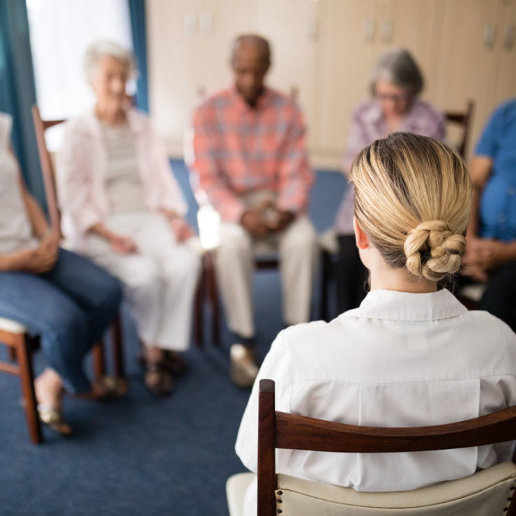 Circle Of People Meditating Demonstrating How Mindfulness Meditation Can Be A Tool For Treating Mental Illness