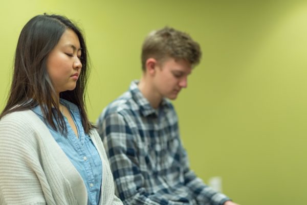 Two People Meditating