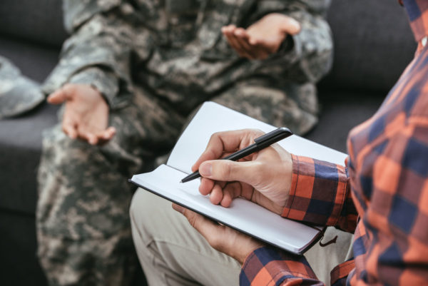 Veteran Speaking To Someone