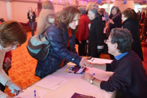 Richard Davidson at book signing 