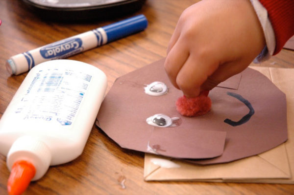 Photo of preschool children doing crafts by Barnaby Wasson via Flickr